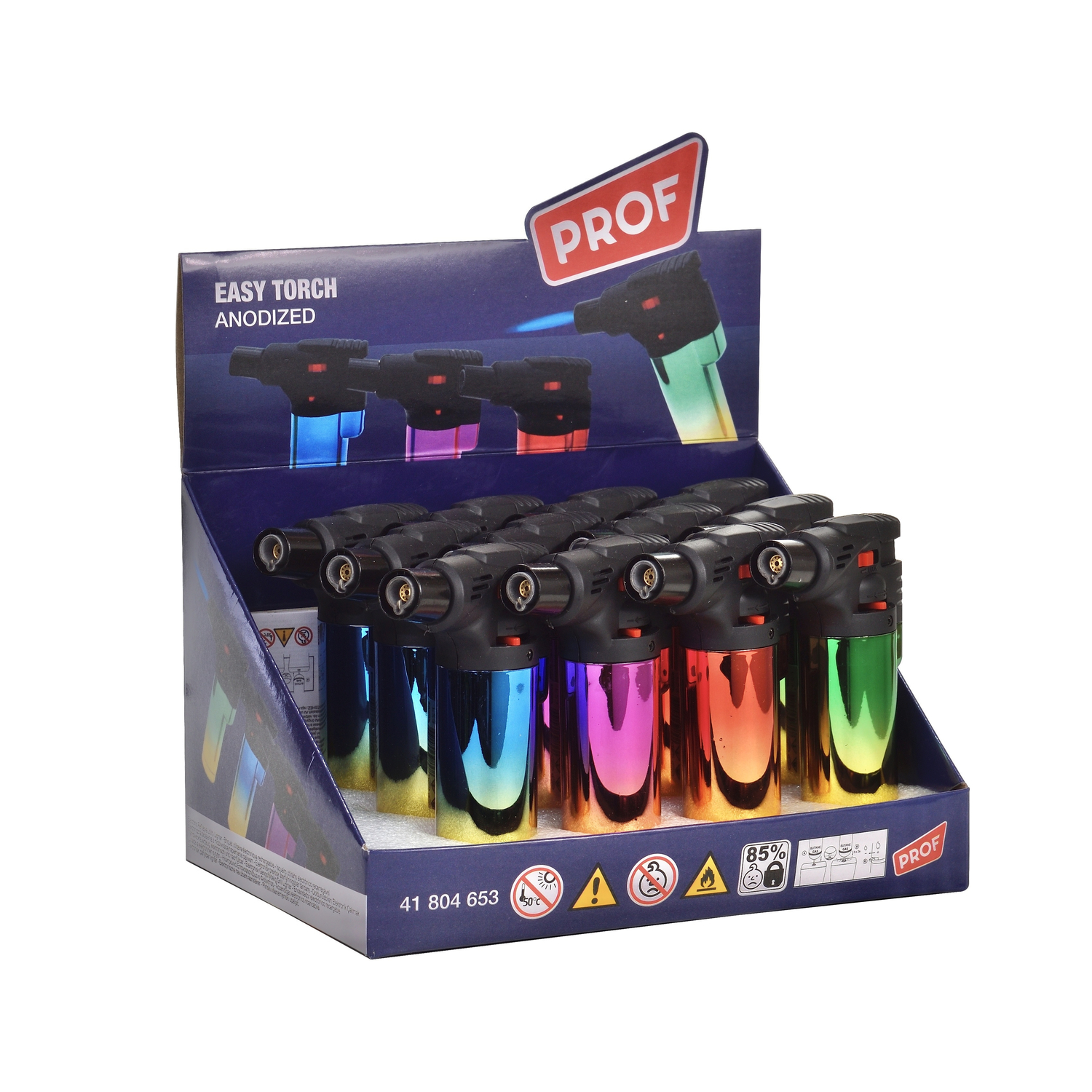 PROF EASY TORCH ANODIZED BLUEFLAME/12