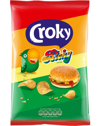 CROKY CHIPS 175GR BICKY /20