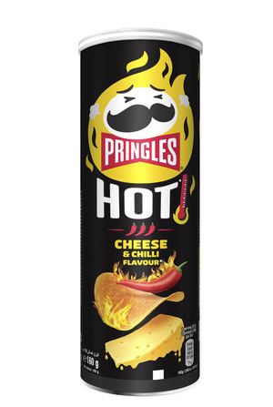 PRINGLES 160GR HOT FLAMING CHEESE /6