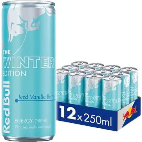 RED BULL 25CL IMP VANILLA WINTER CAN /24