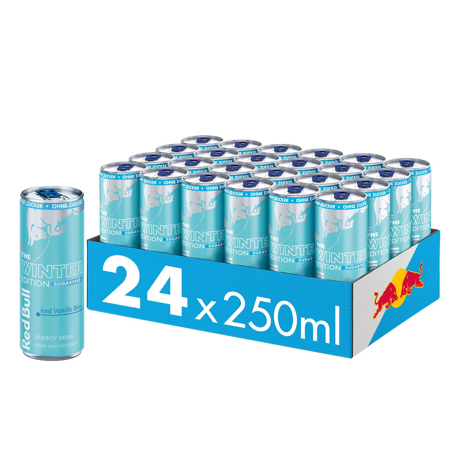 RED BULL 25CL IMP ZERO VANILLA WINTER CAN /24