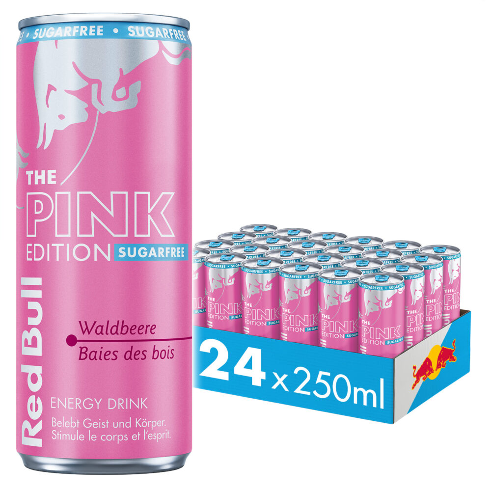 RED BULL 25CL PINK EDITION CAN /24