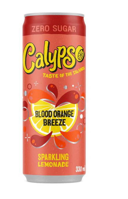 CALYPSO BLOOD ORANGE BREEZE 33CL CAN /12