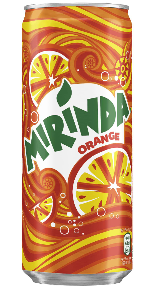 MIRINDA ORANGE 33CL CAN /24