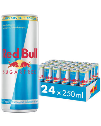 RED BULL 25CL SUGARFREE CAN /24