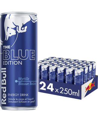 RED BULL 25CL BLUE EDITION CAN /24