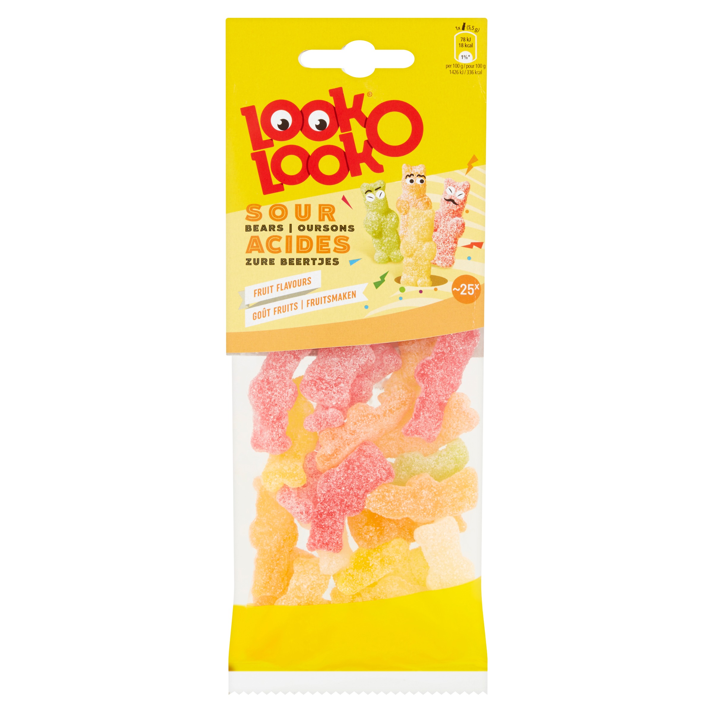 LOOK O L. ZAKJES ZURE BEERTJES 135GR /15